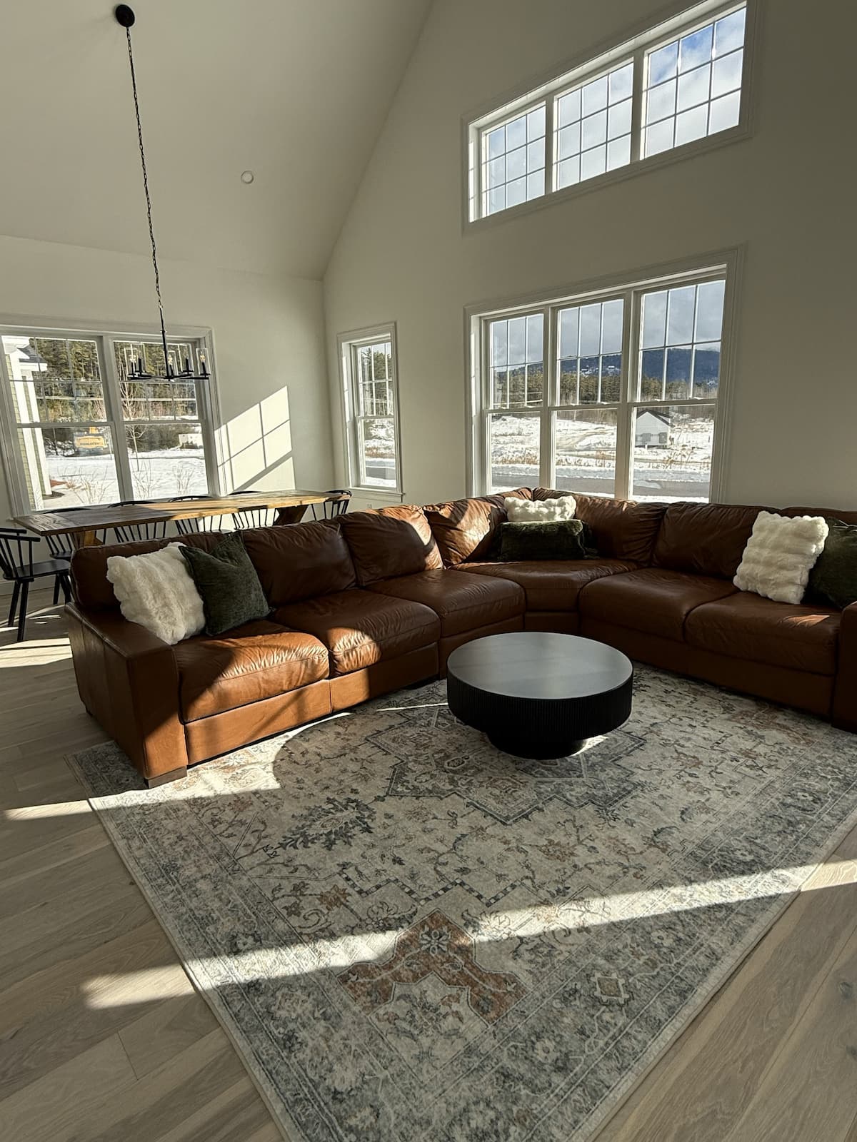 Living and dining area